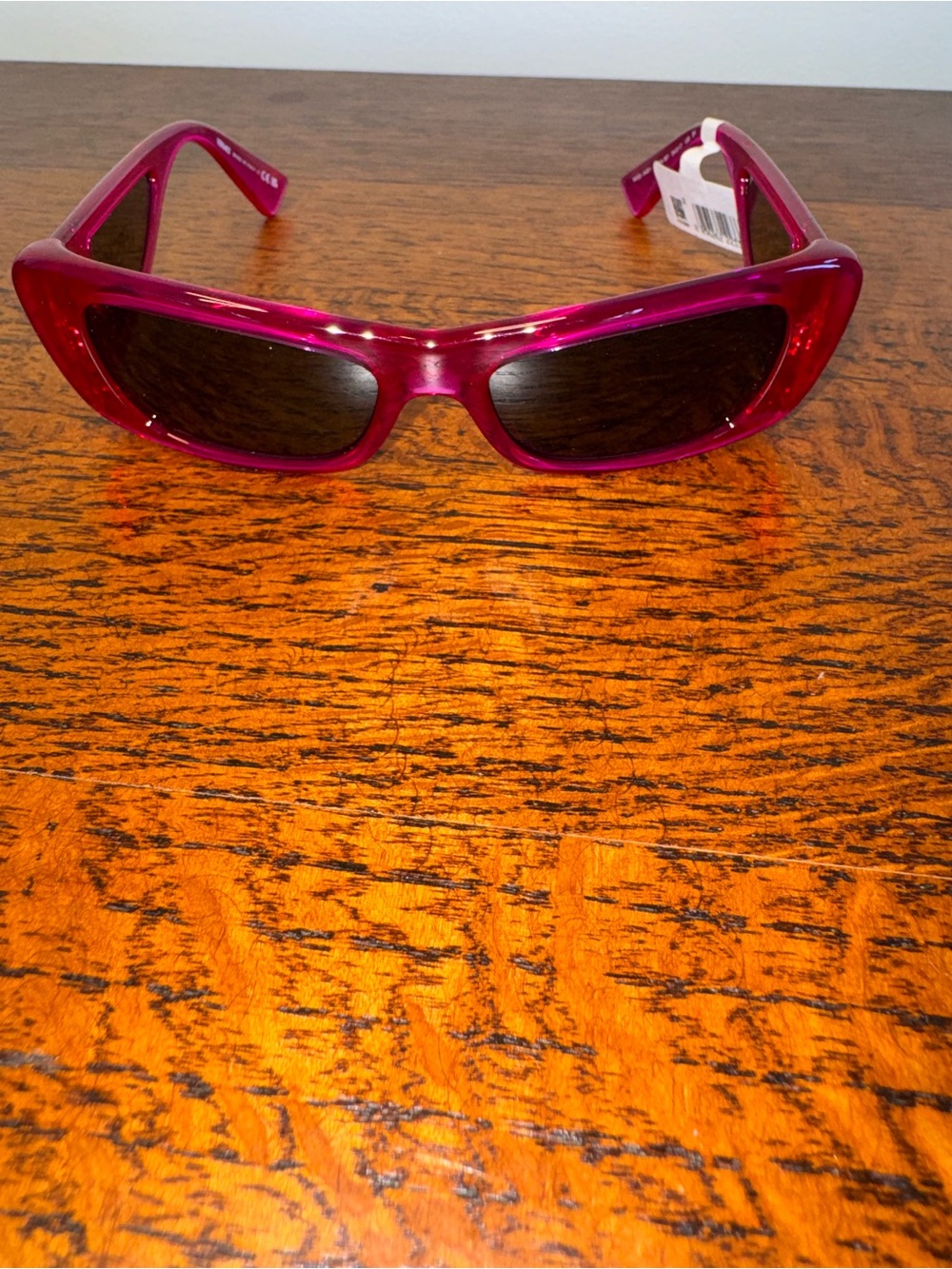 NWT Versace VE4481 Pillow Sunglasses -Transparent Fuchsia - Picture 3 of 9